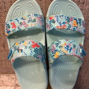 Little Mermaid Croc slides